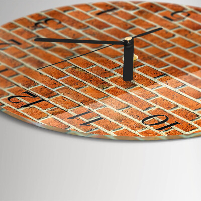 Round wall clock Brick