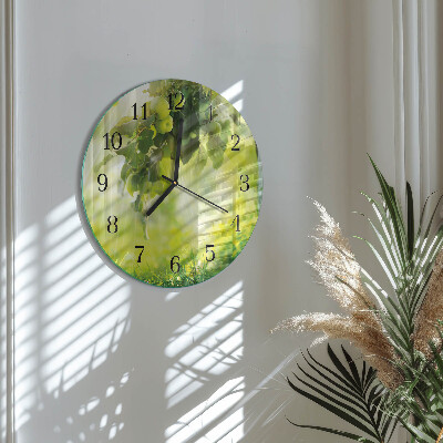 Round wall clock Apple Tree