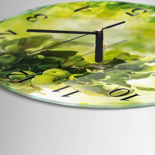 Round wall clock Apple Tree
