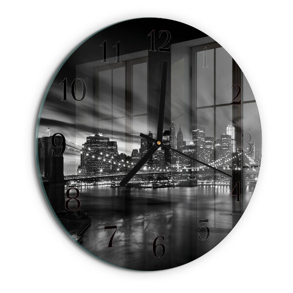 Round wall clock City