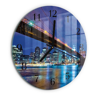 Round wall clock Bridge