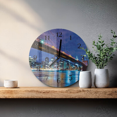 Round wall clock Bridge