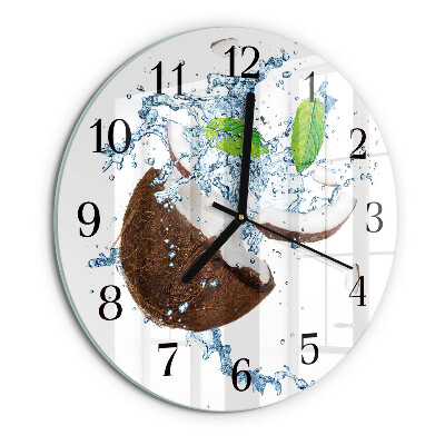 Round wall clock Coconut