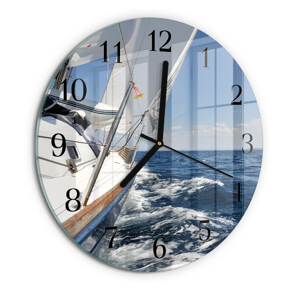 Round wall clock Yacht