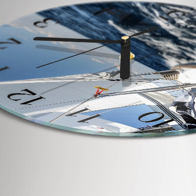 Round wall clock Yacht