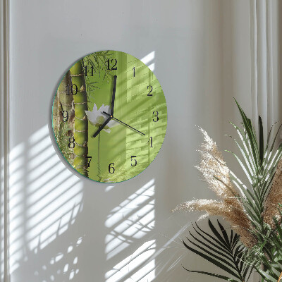 Round wall clock Bamboo