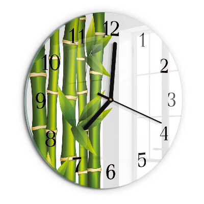 Round wall clock Bamboo