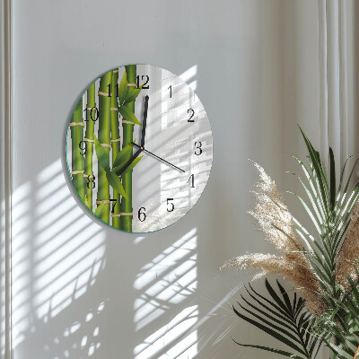 Round wall clock Bamboo