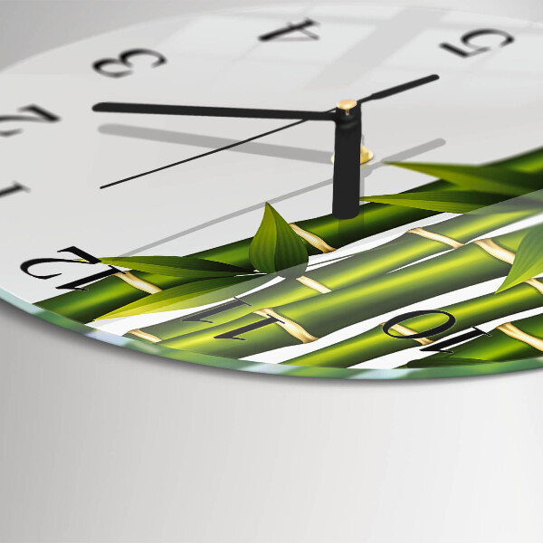 Round wall clock Bamboo