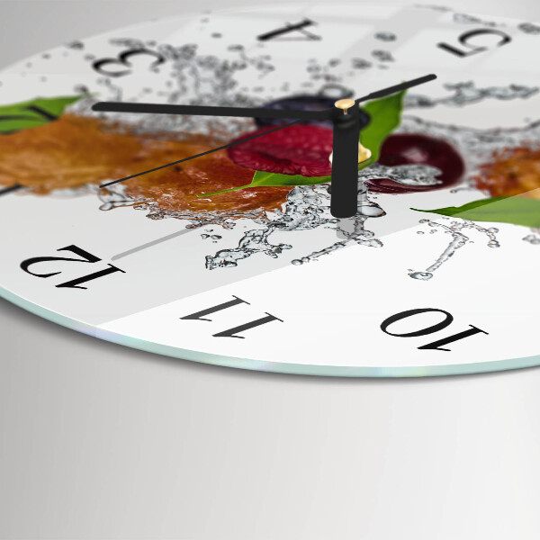 Round wall clock Fruit