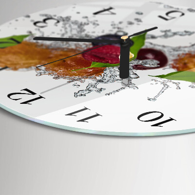 Round wall clock Fruit
