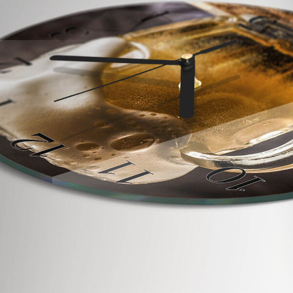 Round wall clock Beer