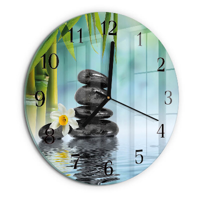 Round wall clock Stones