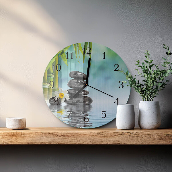 Round wall clock Stones
