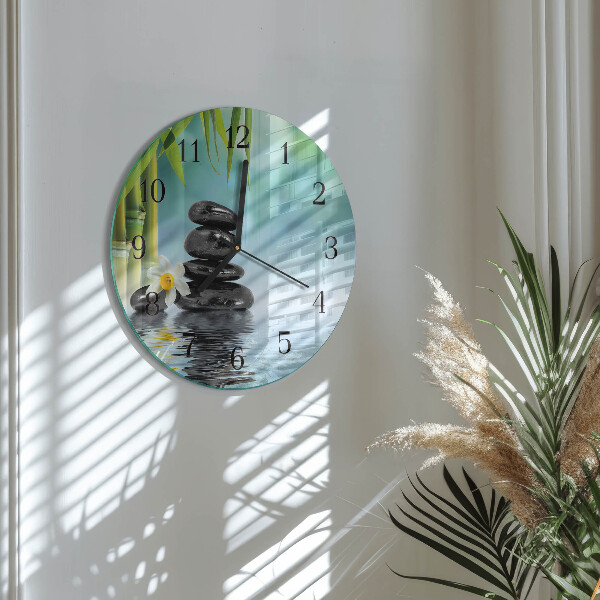 Round wall clock Stones