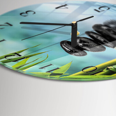 Round wall clock Stones