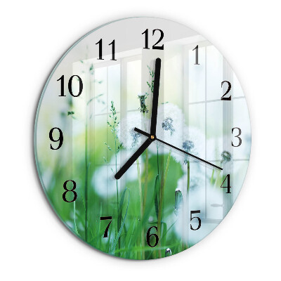 Round wall clock Meadow