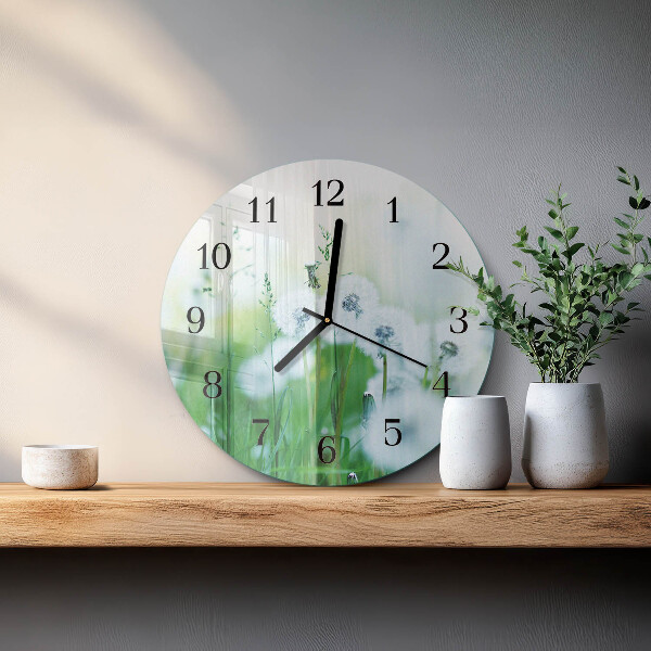 Round wall clock Meadow