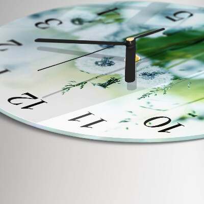 Round wall clock Meadow