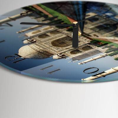 Round wall clock Taj Mahal