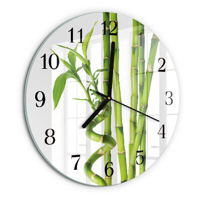 Round wall clock Bamboo