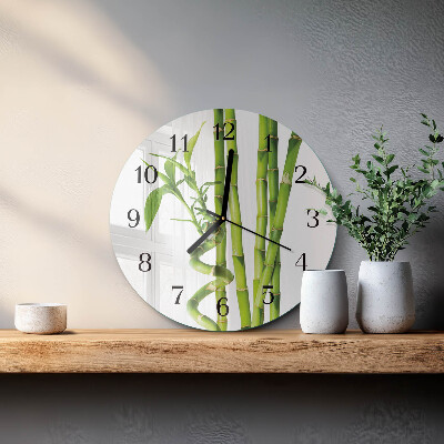 Round wall clock Bamboo