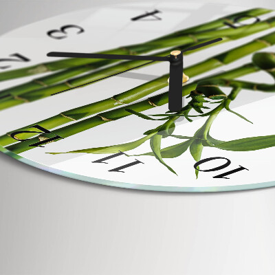 Round wall clock Bamboo