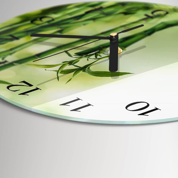 Round wall clock Bamboo