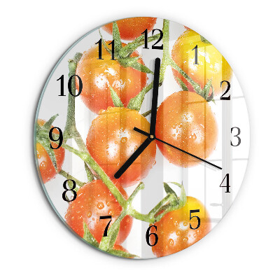 Round wall clock Tomatoes