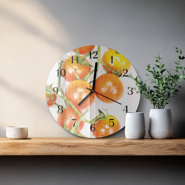 Round wall clock Tomatoes