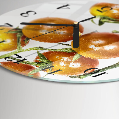 Round wall clock Tomatoes