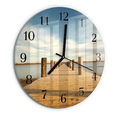 Round wall clock Bridge