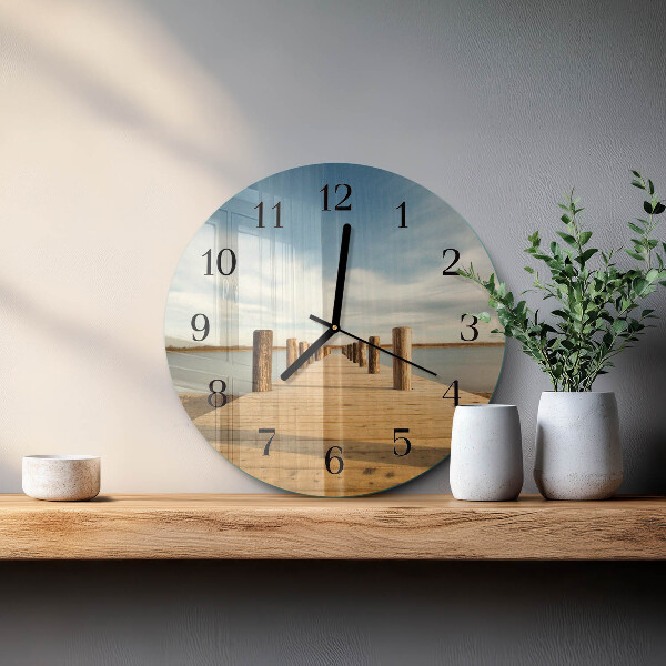 Round wall clock Bridge
