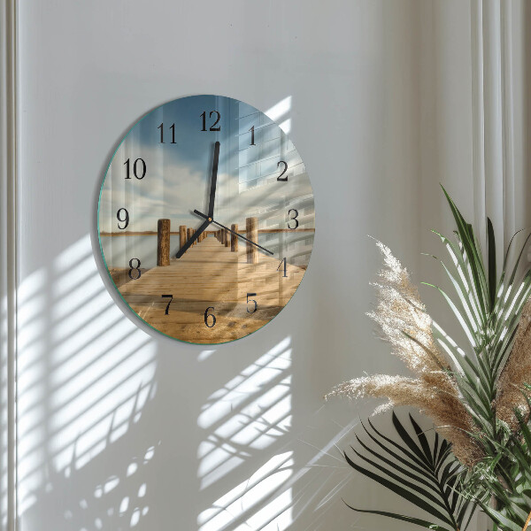 Round wall clock Bridge