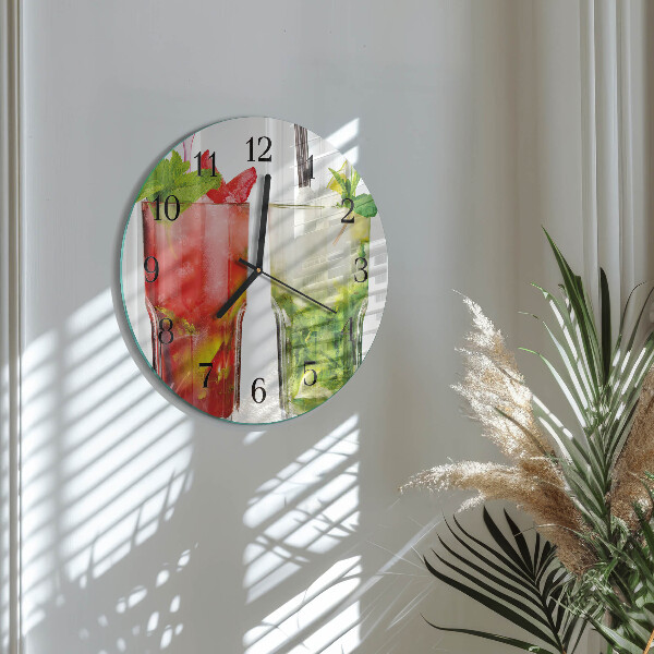 Round wall clock Cocktails