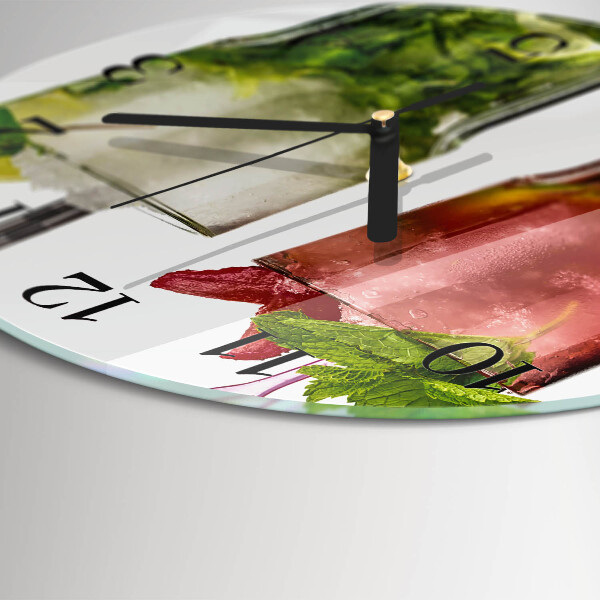 Round wall clock Cocktails