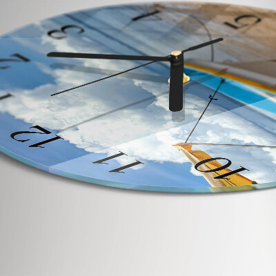 Round wall clock Łódź