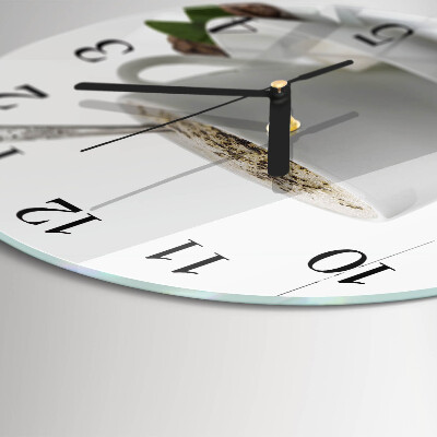 Round wall clock A Cup of Anise