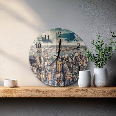 Round wall clock New York