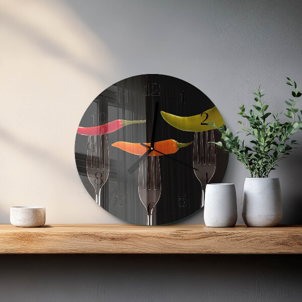 Round wall clock Fork