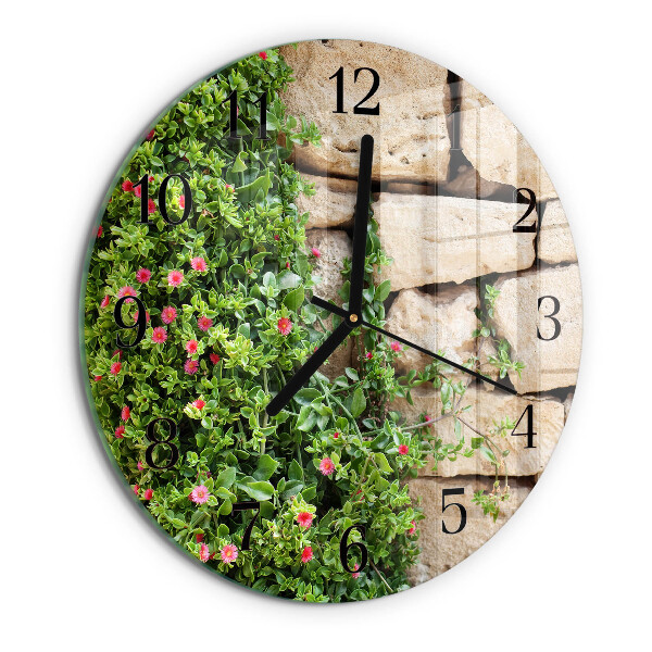 Round wall clock Nature Stones