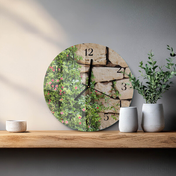 Round wall clock Nature Stones