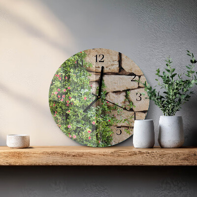 Round wall clock Nature Stones