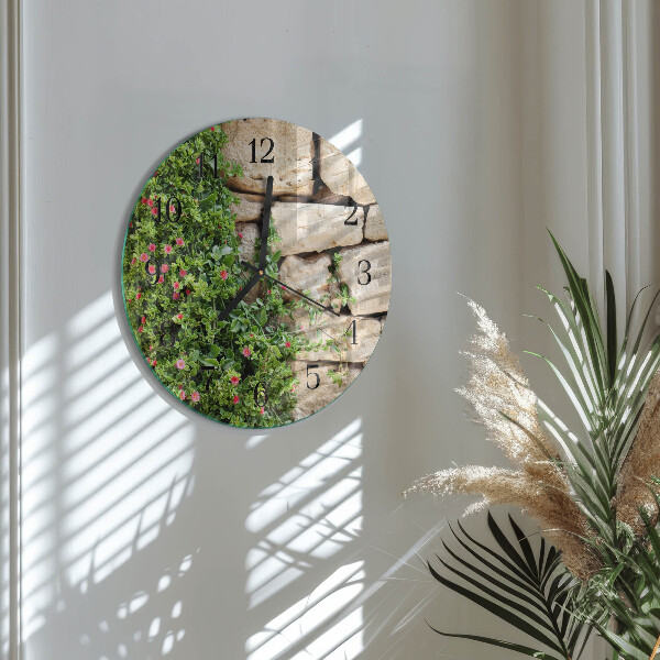 Round wall clock Nature Stones