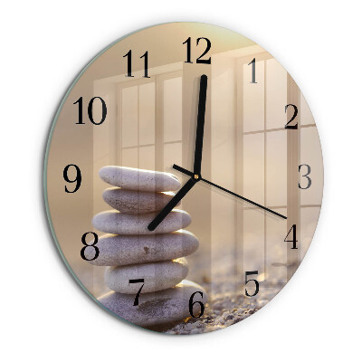 Round wall clock Stones