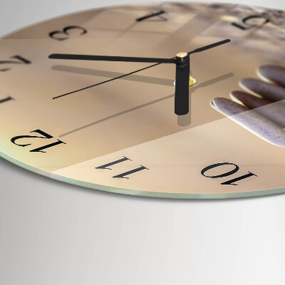 Round wall clock Stones
