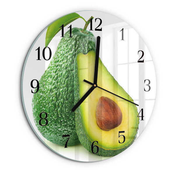 Round wall clock Avocado