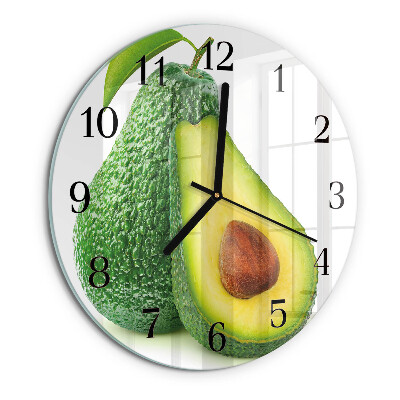Round wall clock Avocado