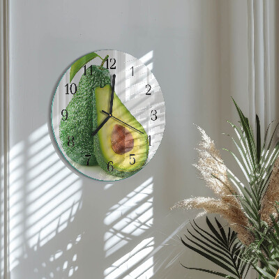 Round wall clock Avocado