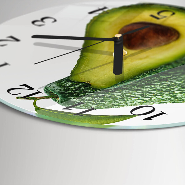 Round wall clock Avocado
